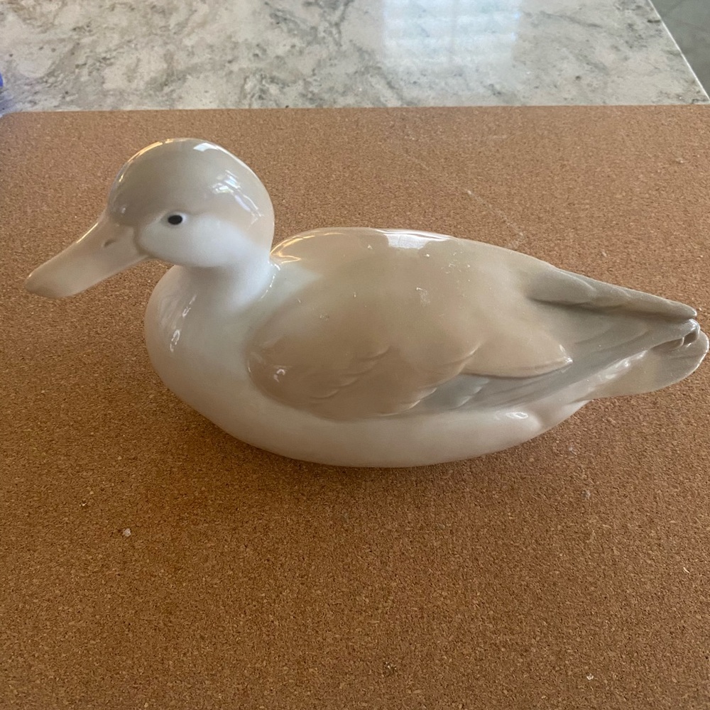 vintage OMC Japan Otagiri china figurine ceramic duck.
